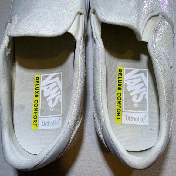 Vans White Iridescent Sneakers - Picture 3 of 7